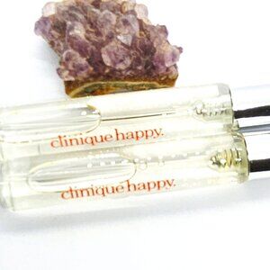 CLINIQUE 2  X HAPPY MINI SPRAY 2 X .17 OZ PUMP BOTTLES